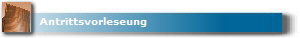 Antrittsvorleseung
