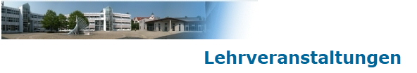 Lehrveranstaltungen