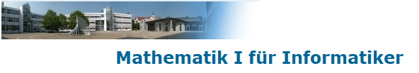 Mathematik I f�r Informatiker